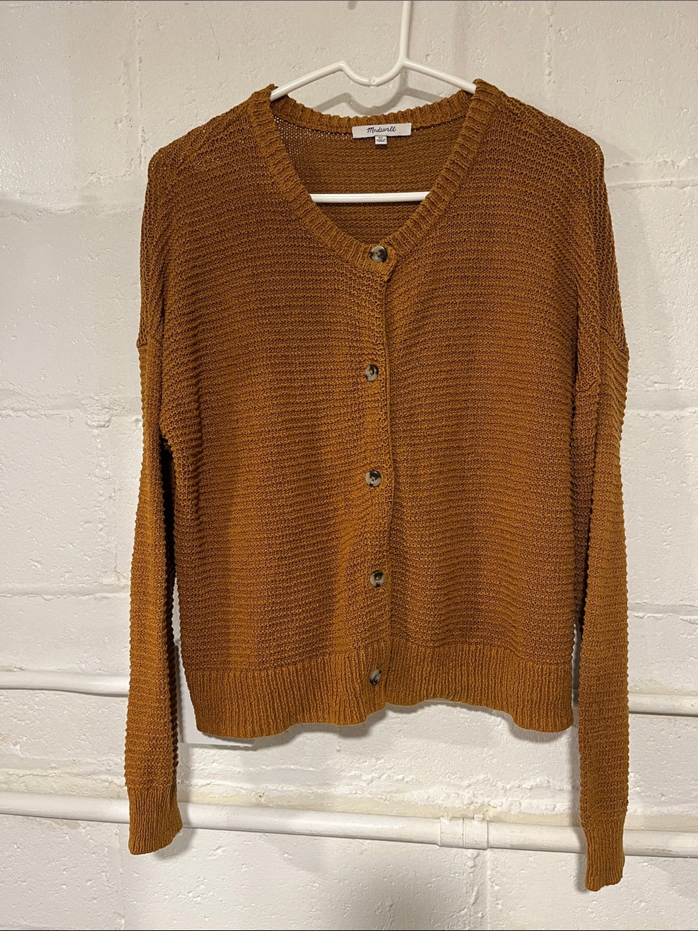 Madewell cardigan XS Yellow Gold Cardigan